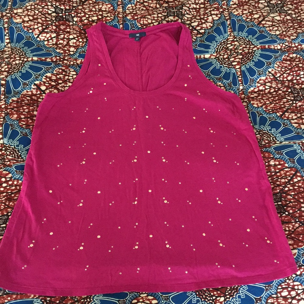 Magenta Top with Sparkles ✨